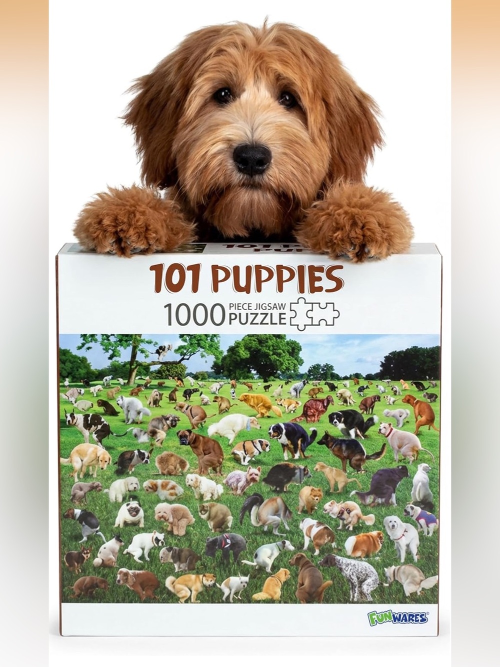 Funwares 101 Pooping Puppies 1000 Piece Jigsaw Puzzle - NEW IN BOX